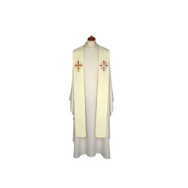Étole brodée Agneau de Dieu (A1)
