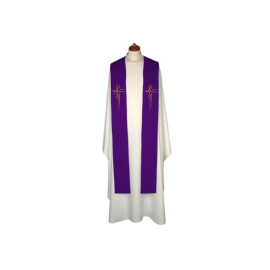 Etole brodée pour concélébration - couleurs liturgiques (2)