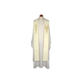 Étole de mariage brodée - pour administrer le sacrement du mariage (18)
