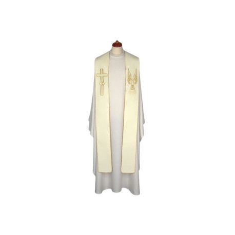 Étole de mariage brodée - pour administrer le sacrement du mariage (18)