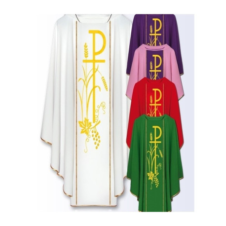 Chasuble avec ceinture brodée par ordinateur (1)