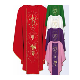 Chasuble avec ceinture brodée sur ordinateur