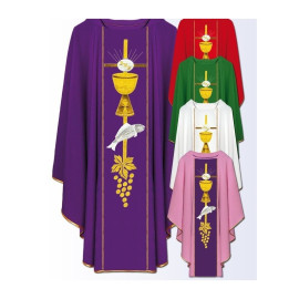 Chasuble avec ceinture brodée sur ordinateur