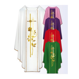 Chasuble avec ceinture brodée sur ordinateur