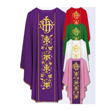 Chasuble avec ceinture brodée sur ordinateur