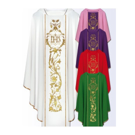Chasuble avec ceinture brodée sur ordinateur