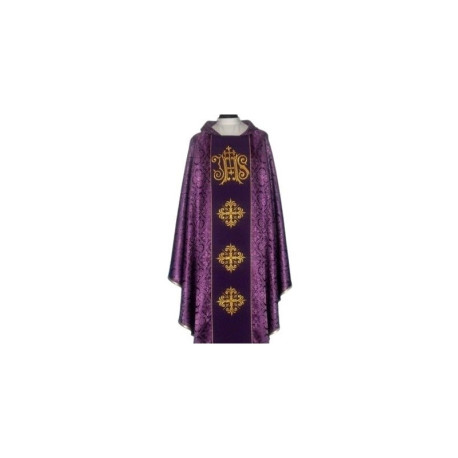 Chasuble avec ceinture brodée sur ordinateur