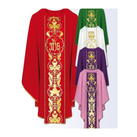 Chasuble avec ceinture brodée sur ordinateur