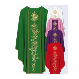 Chasuble avec ceinture brodée sur ordinateur