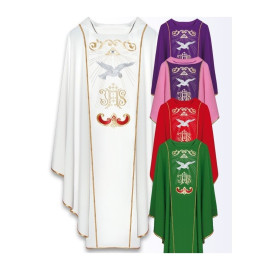 Chasuble avec ceinture brodée sur ordinateur