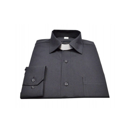 Chemise d'ecclésiastique - col KENT (mélange de couleurs)