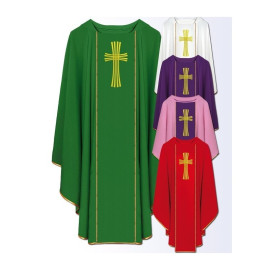 Broderie de la chasuble sur le devant