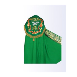 IHS green cope + stole
