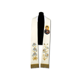 Étole de prêtre de la Mère du Perpétuel Secours