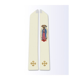 Étole avec l'image de Notre-Dame de Guadalupe