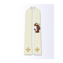 Étole à l'effigie de saint Antoine