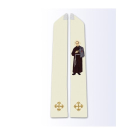 Étole à l'effigie de Maximilien Kolbe