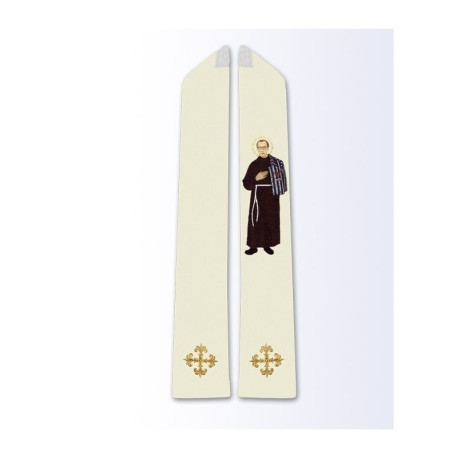 Étole à l'effigie de Maximilien Kolbe