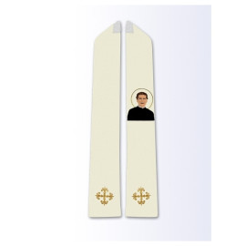 Étole à l'effigie de saint Jean Bosco