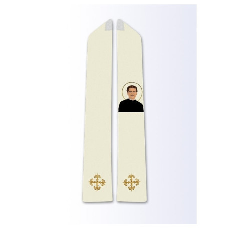 Étole à l'effigie de saint Jean Bosco