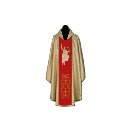 Chasuble brodée Christ ressuscité