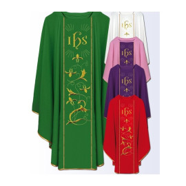 Chasuble avec ceinture brodée sur ordinateur
