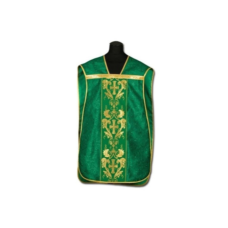 Chasuble romaine - tissu damassé (2)