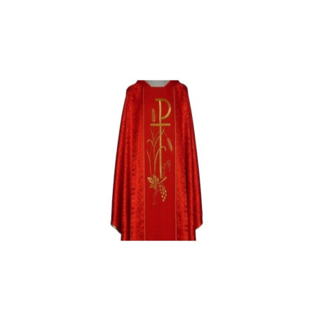 Chasuble avec ceinture brodée sur ordinateur - rosette