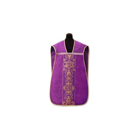 Chasuble romaine - tissu damassé (3)