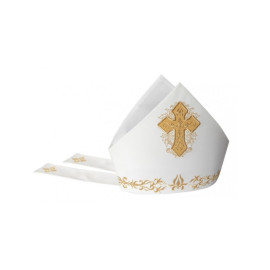 Mitre brodée, richement décorée (3H)