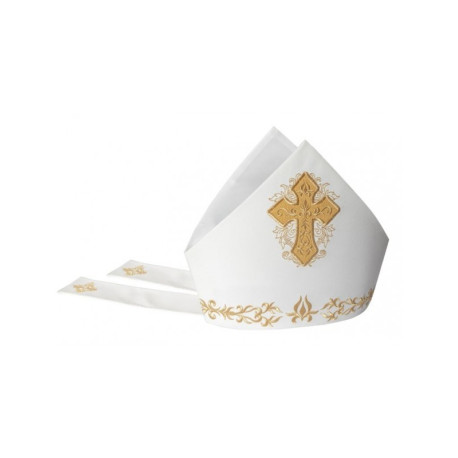 Mitre brodée, richement décorée (3H)