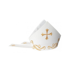 Mitre brodée, richement décorée (4H)