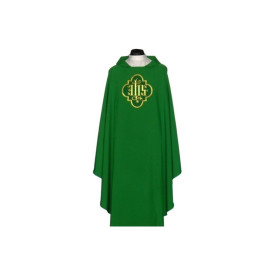 Chasuble avec motif IHS brodé