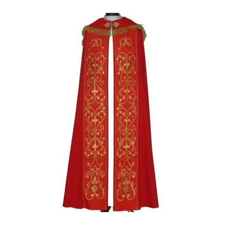 IHS rouge chape + étole