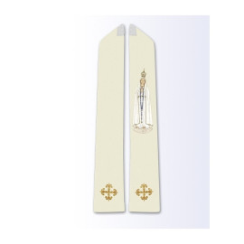 Étole avec l'image de Notre-Dame de Fatima