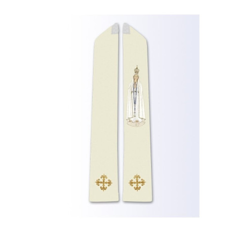 Étole avec l'image de Notre-Dame de Fatima