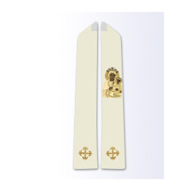 Étole à l'effigie de Notre-Dame de Czestochowa