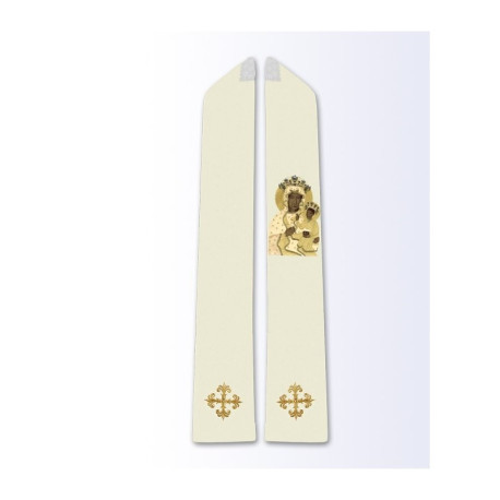 Étole à l'effigie de Notre-Dame de Czestochowa