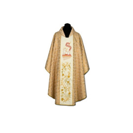 Chasuble brodée Saint Agneau
