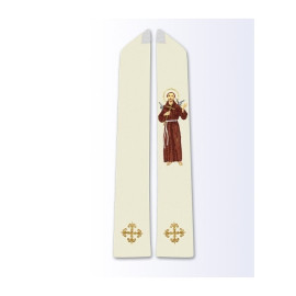 Étole à l'effigie de saint François