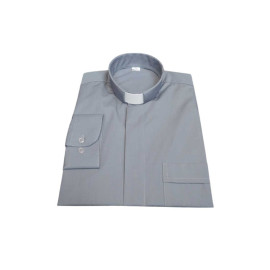 Chemise de prêtre, élan-coton