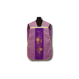 Chasuble romaine violette (10)