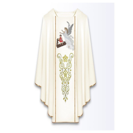 Chasuble avec l'image de l'ange gardien