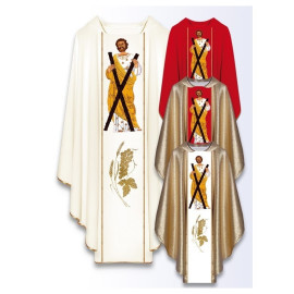 Chasuble avec l'image de Saint-André l'Apôtre