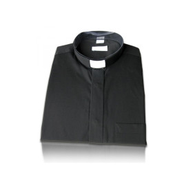 Chemise du clergé à manches longues (un seul bouton de manchette)