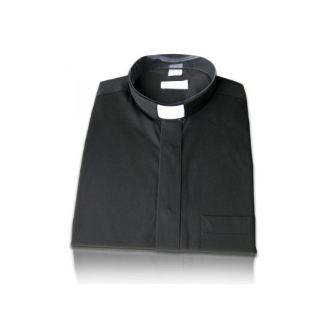 Chemise du clergé à manches longues (un seul bouton de manchette)