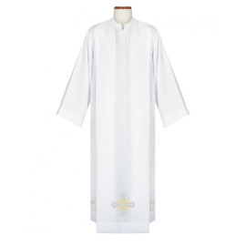 Aube de prêtre croix brodée (3)