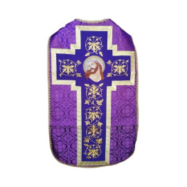 Chasuble romaine Christ avec couronne d'épines (17)