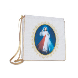 Bourse brodée Jésus le Miséricordieux