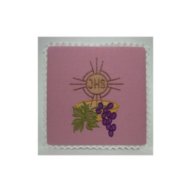 Calice pall IHS rose